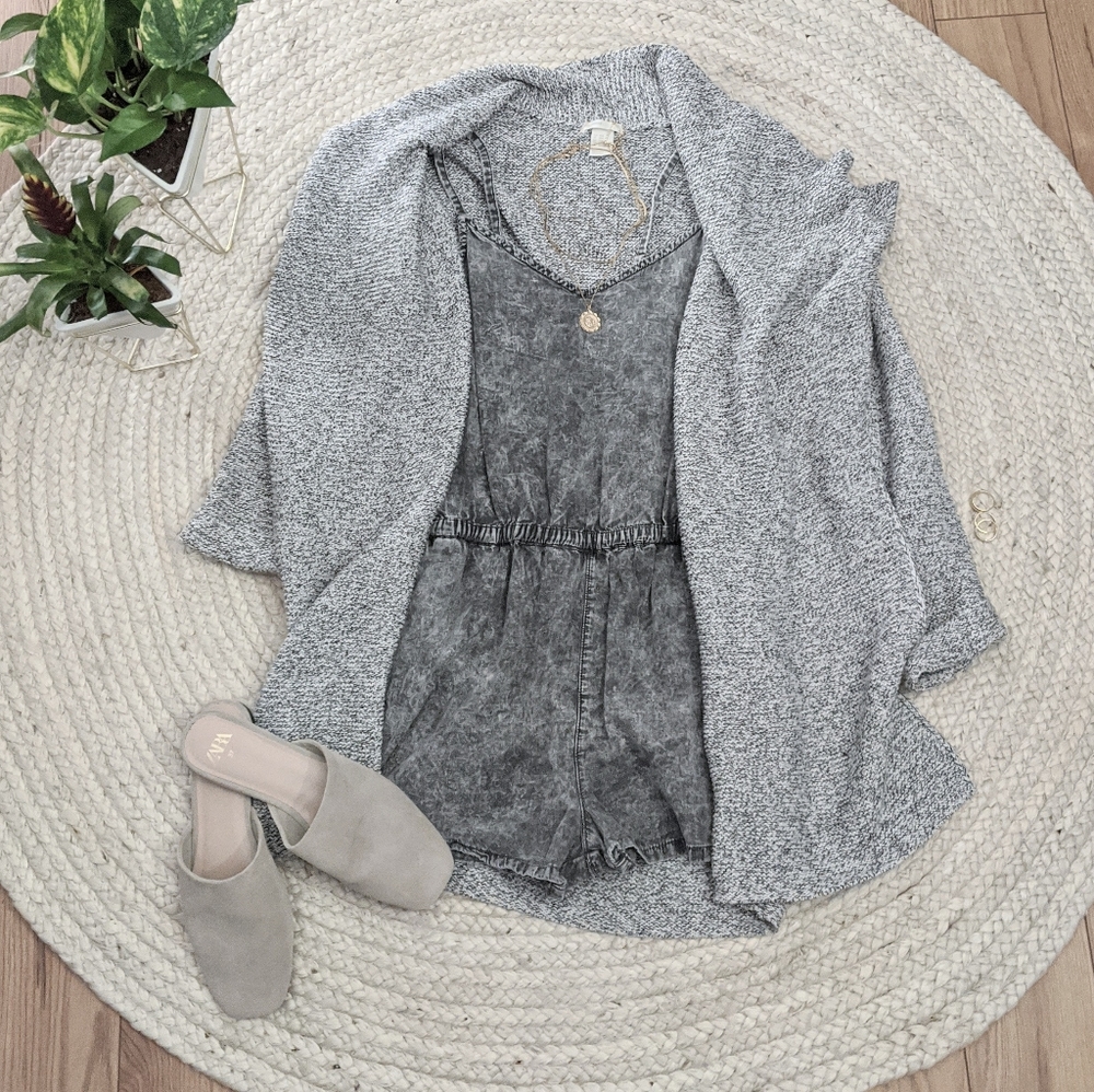 F21 Gray Romper